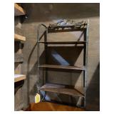 Copper and brass wall shelf  31 x 15 x 8 Heaney