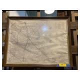 Freestone county map 1969.  26 x 20