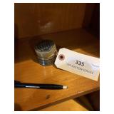 Antique Washburn Company metal container