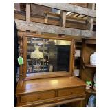 Dresser top, shaving vanity with drawer and