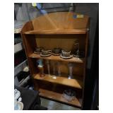 Wood shelf  44 x 28 1/2 x 10   CONTENTS NOT