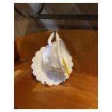 Westmoreland milk, glass cup and saucer with