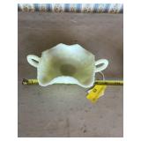 1970ï¿½s Fenton custard glass nappy dish