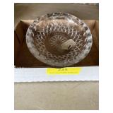 Beautiful heavy Crystal ashtray