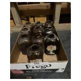 Levi Garrett snuff bottles. 10 count.