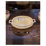 Homer Laughlin, Virginia rose casserole dish