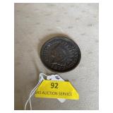 Indianhead replica 1877 paperweight 1970s