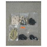 Assorted costume jewelry, mostly necklaces and