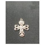 2 inch James Avery cross pendant