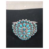 Pretty turquoise cuff-style bracelet
