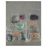 Lots of assorted costume jewelry, mostly