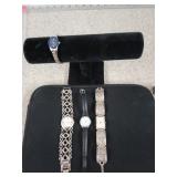 Four assorted ladies watches not