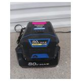 Kobalt 2.5 amp battery and charger, 80 volt Max