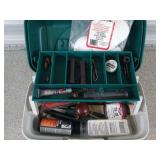 Plastic Plano tackle box of asst black powder