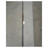 Handmade steel/wood spear 66"