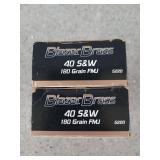 88 rds 40 S&W 180 gr FMJ