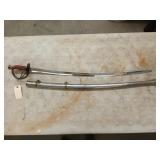Civil war replica officers saber 34.5" blade
