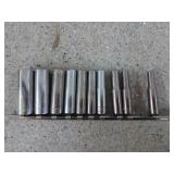 10 Pc Craftsman 6-point 1/4" drive deep sockets