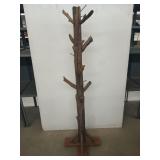 Cowboy handmade primitive Ranch craft hat tree