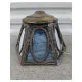 Old brass light globe 5 x 8.5