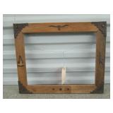 Ranch bunkhouse handmade picture frame 13.5x16.75