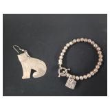 Silpada .925 sterling silver prayer box bracelet,