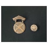 World War II honorable service lapel pin, NRA