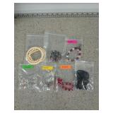 Assorted costume jewelry, mostly bracelets