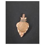 1903 Indian Head penny coin pendant