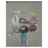 7 pretty costume jewelry necklaces of assorted