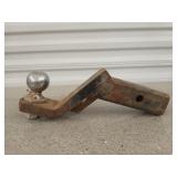 Receiver hitch with 1 7/8" ball