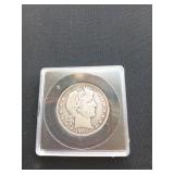 1908 Barber half dollar