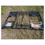 Metal frame, 66x44x5-in tall