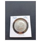 1964 uncirculated Kennedy half dollar