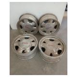 4 ct GMC 16" 6 hole wheels
