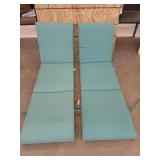2 patio lounge cushions 76 x 21.5