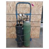 Torch cart, 75 & 100 bottles, empty;