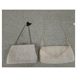 2 vintage beaded purses