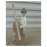 Lladro cello player figurine 9"