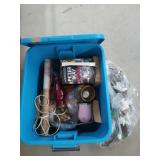 Electrified lamp, asst books, other collectibles