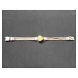 Sarda jewelry, sterling silver and peridot? 7 in