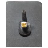 Sarda silver and peridot? Size 7 ring