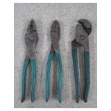 3 pair asst Channel Locks