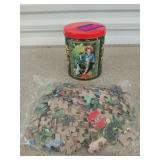 Metal Coca-Cola canister with new Coca-Cola