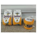 3 rolls LSU college packaging tape