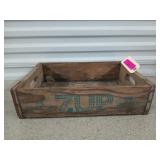 Wooden 7Up soda crate