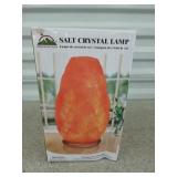 Himalayan glow salt crystal lamp in box