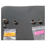 Four pretty rings, two are size six, two are