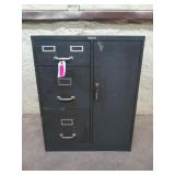 Steelmaster metal file cabinet / safe 34x27x16