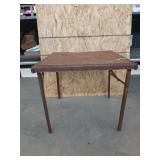 Old folding card table 30 x 30